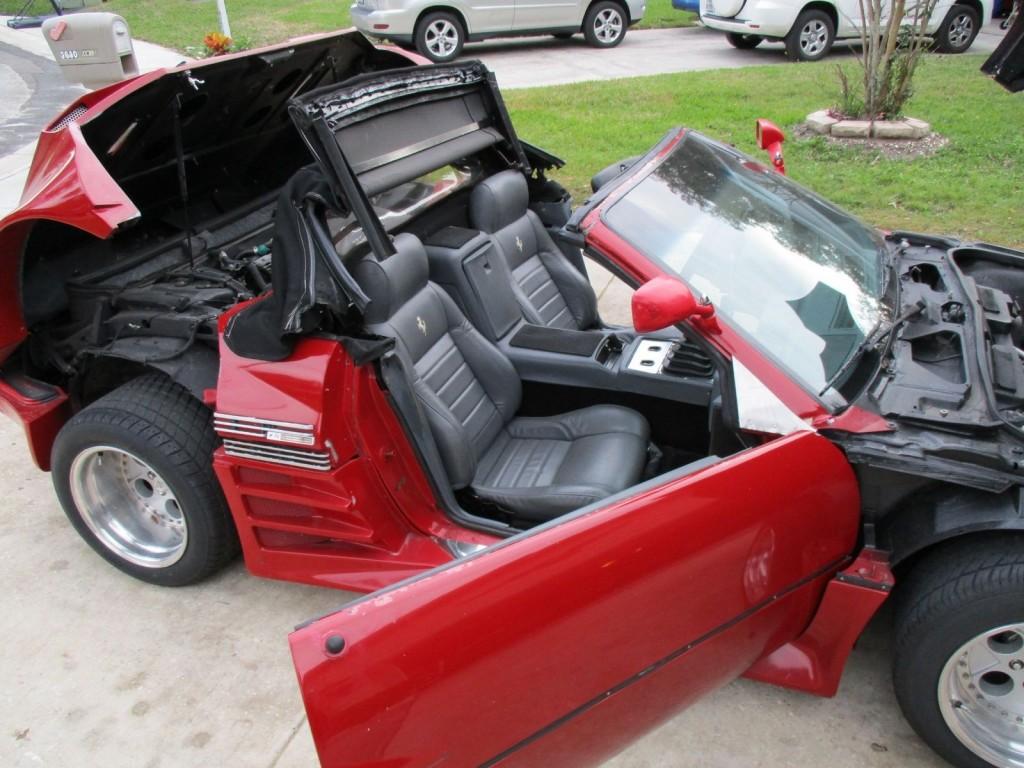 1982 ferrari 512bbi convertible supercharged replica kit