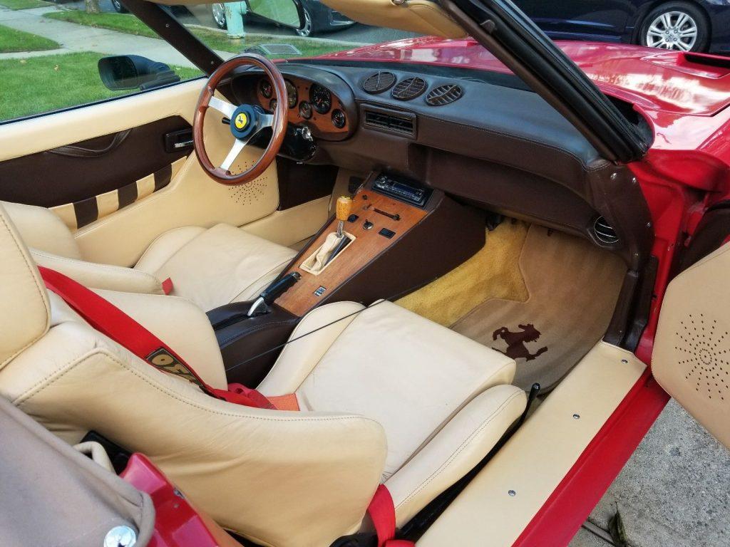 corvette based 1976 Ferrari Daytona Spyder Replica