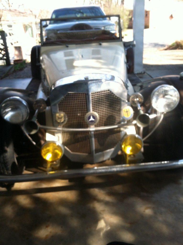 some parts missing 1929 Mercedes Benz Gazelle replica