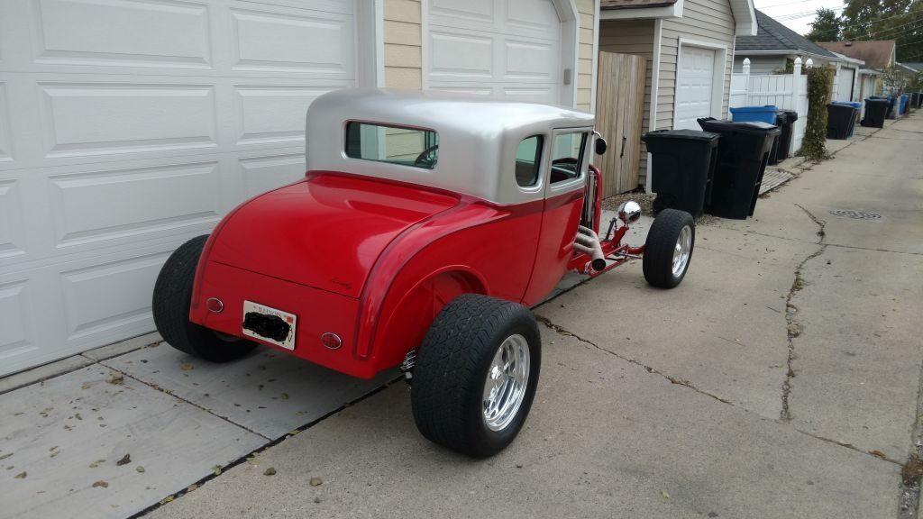 old school 1930 Ford Model A Coupe Replica