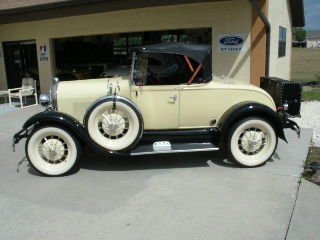 detailed 1980 Ford Model A Deluxe Replica