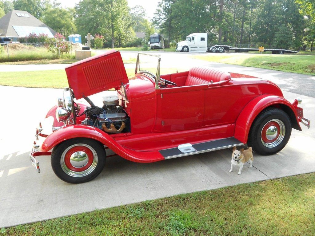 older build 1929 Ford Roadster hot Rod Replica