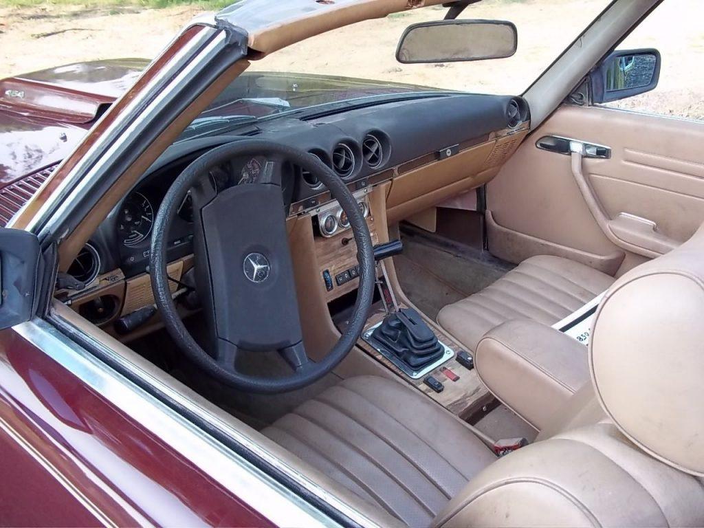 Chevy big block 1979 Mercedes 450sl W107 Replica