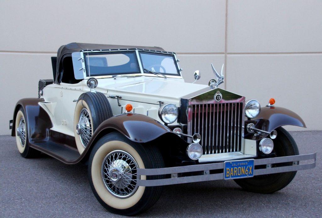 classic 1932 Rolls Royce Cabriolet Baron Imperial Replica