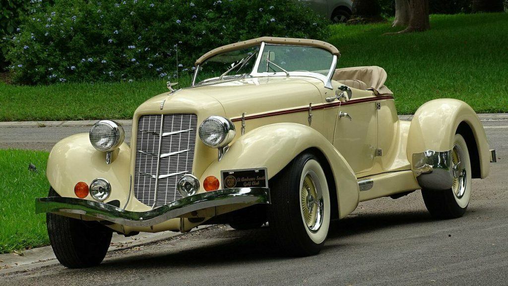 rare build 1936 Auburn Speedster Replica