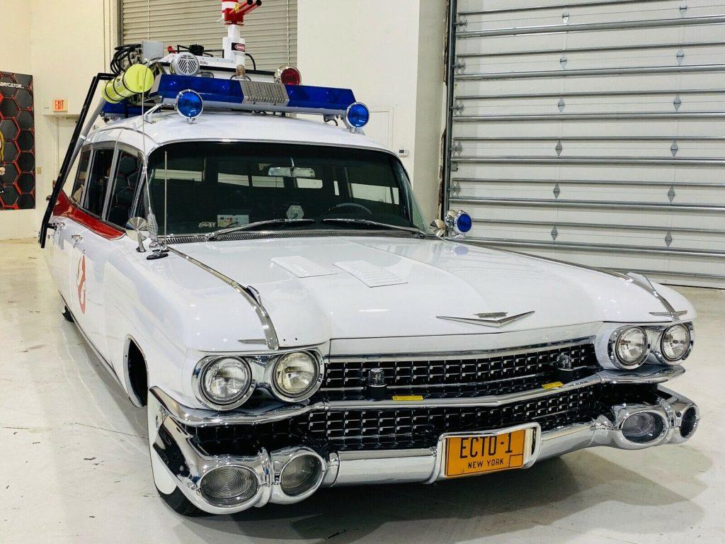 Ecto 1 Ghost Busters 1959 Cadillac Miller Meteor hearse replica