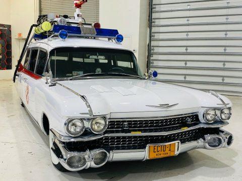 Ecto 1 Ghost Busters 1959 Cadillac Miller Meteor hearse replica for sale