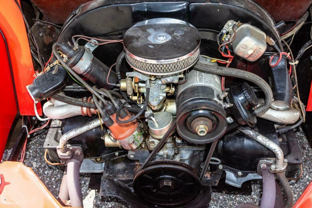 eye catching 1968 MG T Series Replica