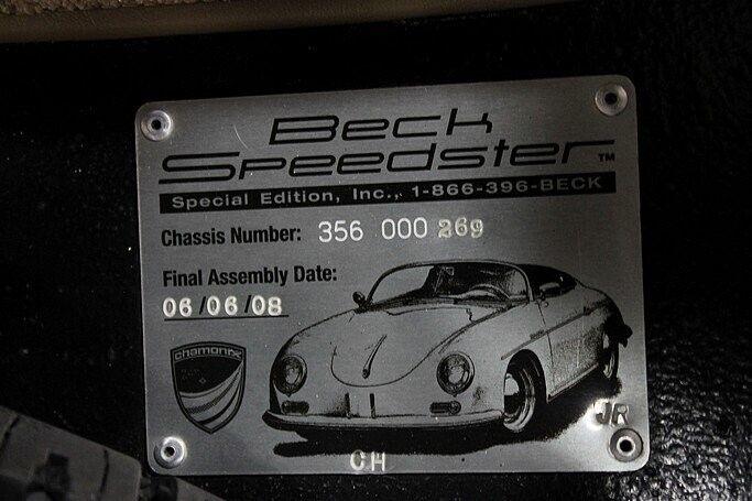 1957 Porsche 356 Replica Speedster Beck Merlot