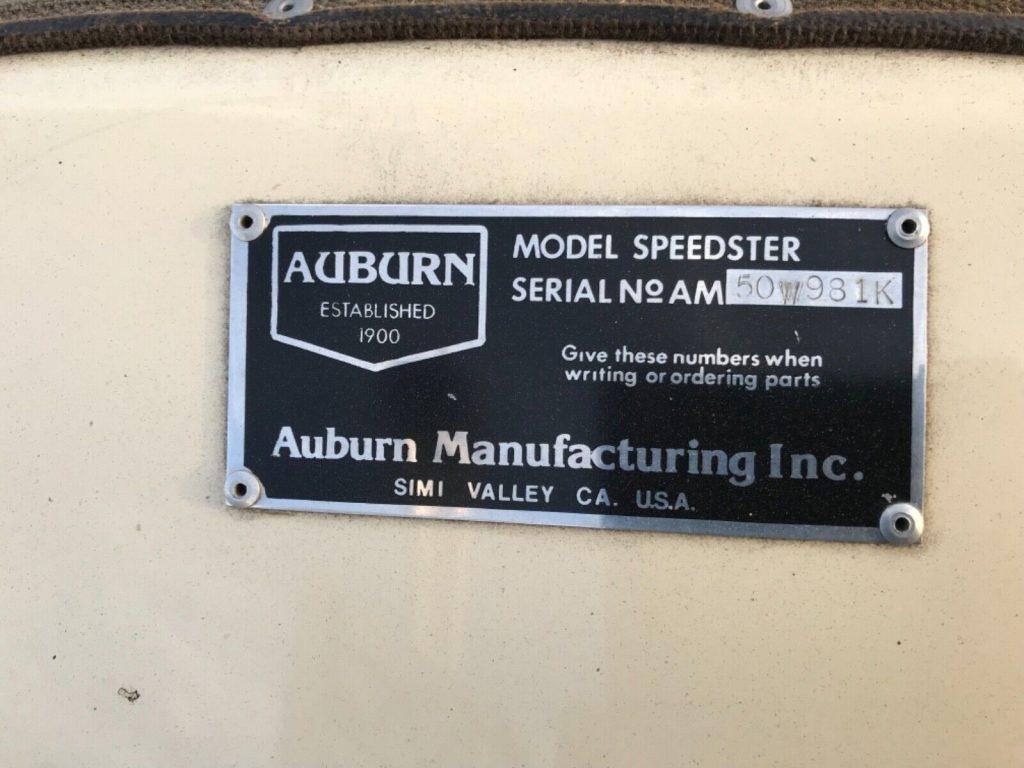 1935 Auburn Speedster replica [extraordinary recreation]