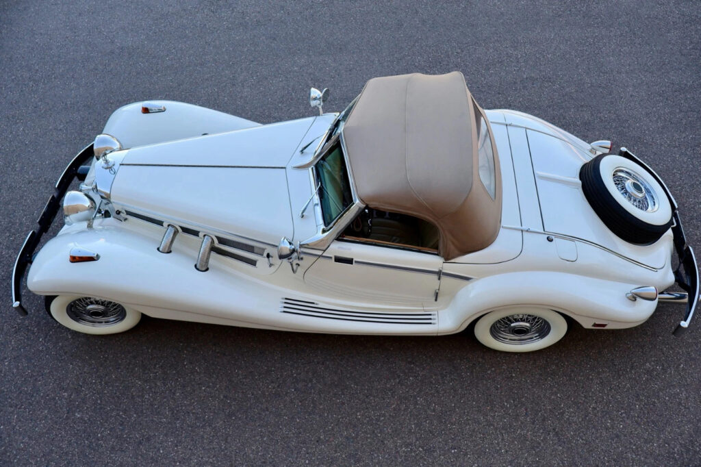 1934 Prewar Style Roadster Mercedes 500K Tribute V8 Engine Replica