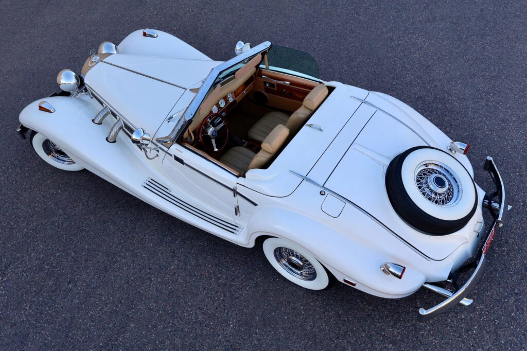 1934 Prewar Style Roadster Mercedes 500K Tribute V8 Engine Replica