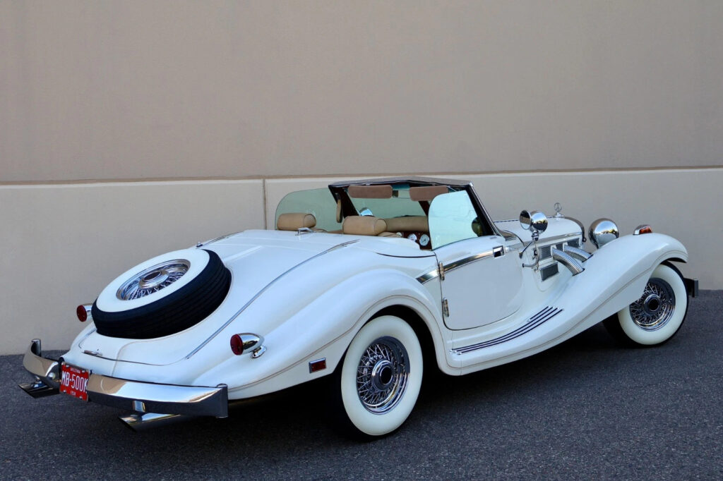 1934 Prewar Style Roadster Mercedes 500K Tribute V8 Engine Replica