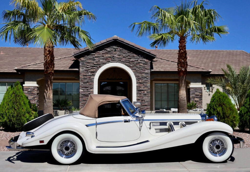 1934 Prewar Style Roadster Mercedes 500K Tribute V8 Engine Replica