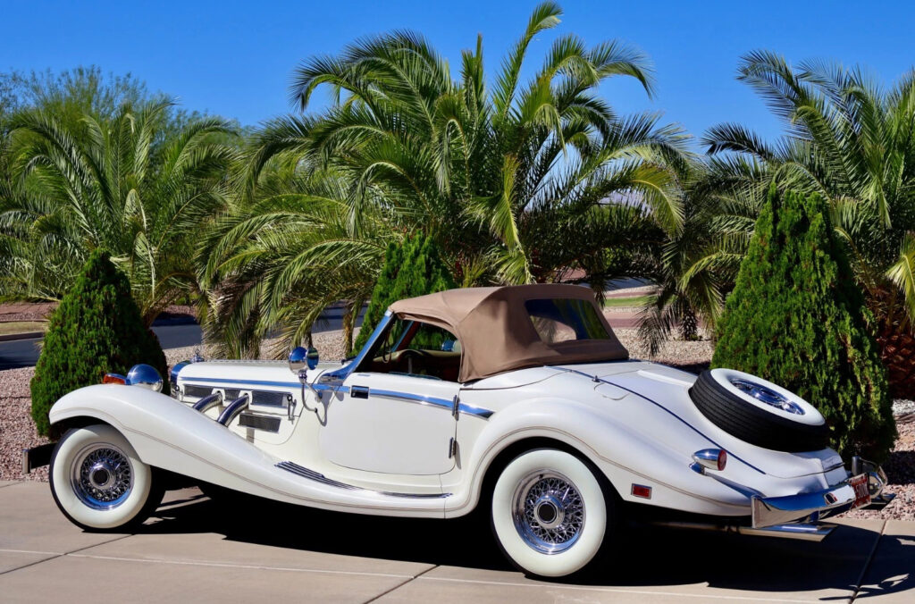 1934 Prewar Style Roadster Mercedes 500K Tribute V8 Engine Replica
