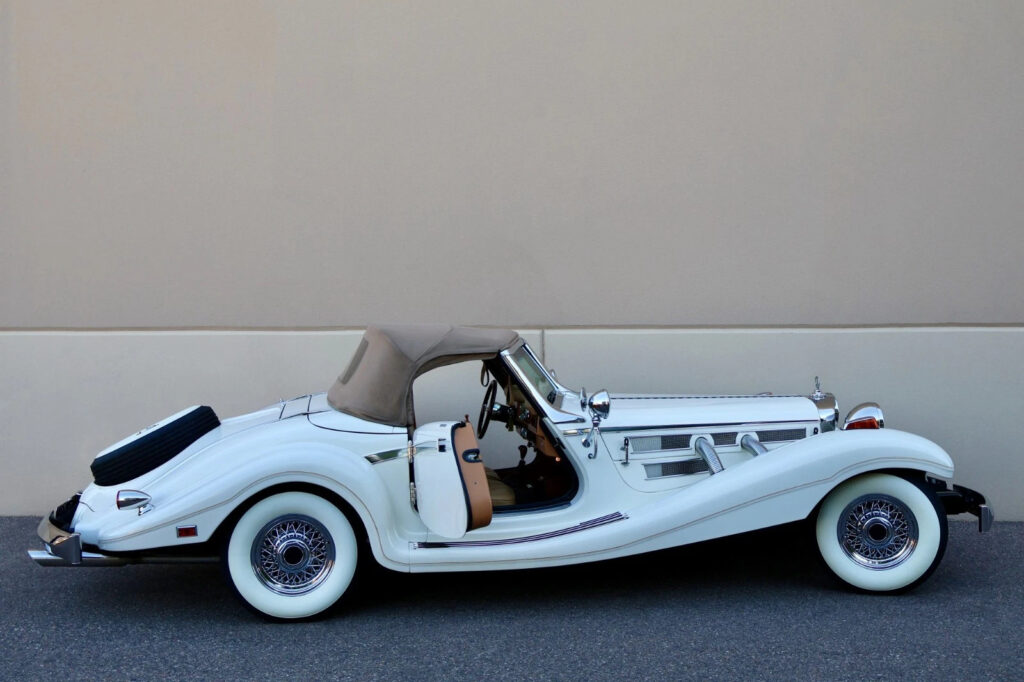 1934 Prewar Style Roadster Mercedes 500K Tribute V8 Engine Replica
