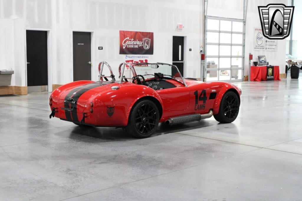Red 1965 Shelby Cobra  427 V8 5-Speed Manual