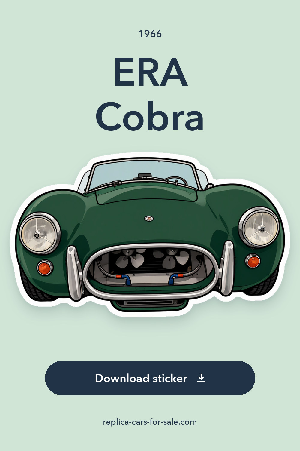 1966 ERA Cobra sticker preview